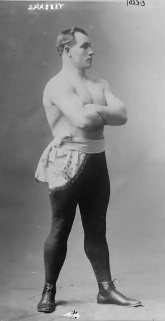 Historical portrait of boxer Tom Sailor Sharkey